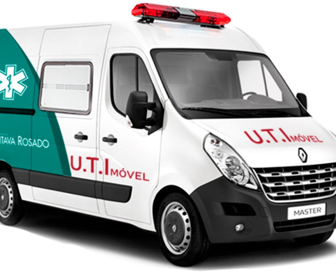 Ambulância UTI Móvel da Clínica Oitava Rosado